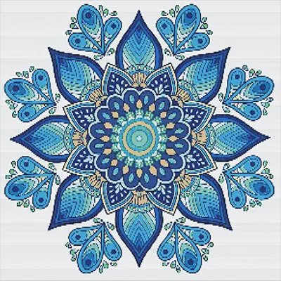 Finished sparkling diamond painting