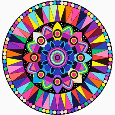 Diamond painting kit before starting