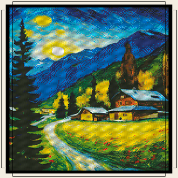 Famous art diamond painting collection