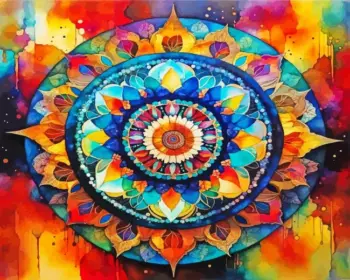 Mandala art diamond painting kit — intricate decorative mandala artwork