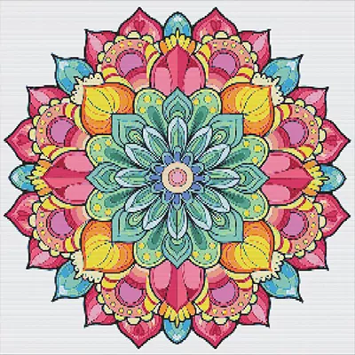 Finished sparkling diamond painting