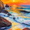 Colorful Sunset Seascape