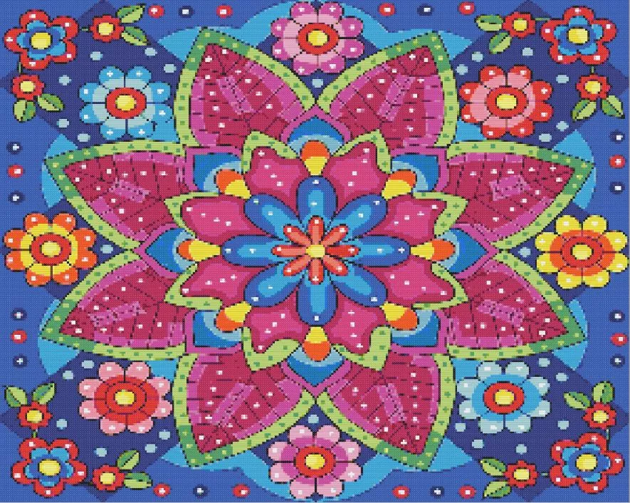 Floral Mandala Diamond Paints