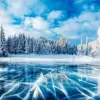 Frozen Lake Diamond Painting Kit | Art Diamond Paintings
