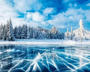 Frozen Lake Diamond Painting Kit | Art Diamond Paintings