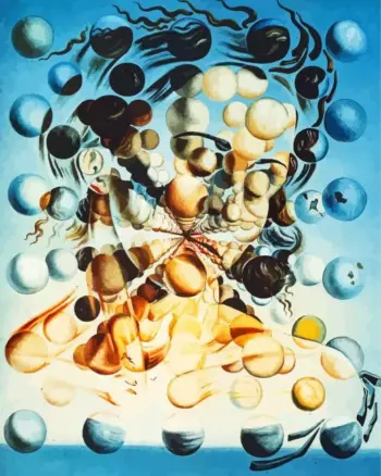 Galatea of the Spheres diamond painting kit — surreal portrait artwork by Salvador Dalí