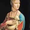 Lady with an Ermine diamond painting kit — Renaissance masterpiece by Leonardo da Vinci