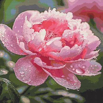 Finished sparkling diamond painting