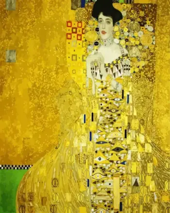 Portrait of Adele Bloch-Bauer diamond painting kit — Gustav Klimt golden portrait artwork