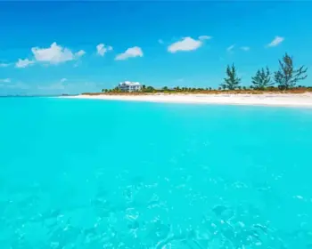 Grace Bay diamond painting kit — turquoise ocean and white sandy tropical beach