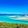 Whitehaven Beach diamond painting kit — turquoise water and white sandy coastline