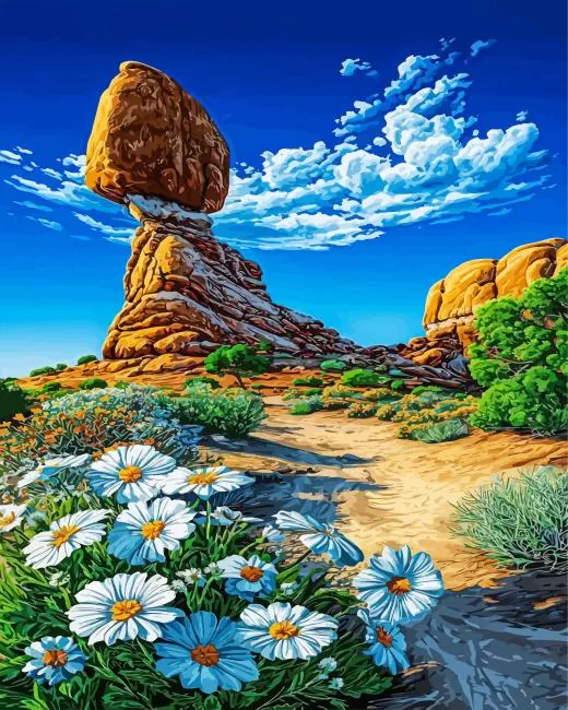 Balanced Rock in Arches National Park Diamond Painting Kit Balanced Rock in Arches National Park diamond painting kit