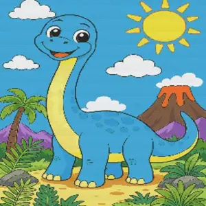 Brontosaurus Diamond Painting Kit