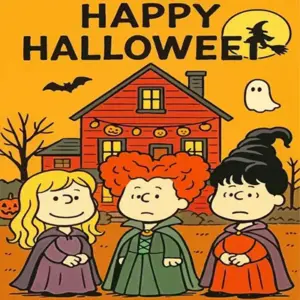 Hocus Pocus Halloween diamond painting kit with magical witchy vibes