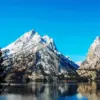Jackson Lake diamond painting kit — peaceful lake with dramatic Teton mountain scenery