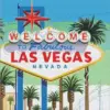 Las Vegas Nevada diamond painting kit — vibrant city lights and iconic Las Vegas scenery