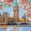 London Big Ben diamond painting kit — iconic clock tower and classic London city scenery