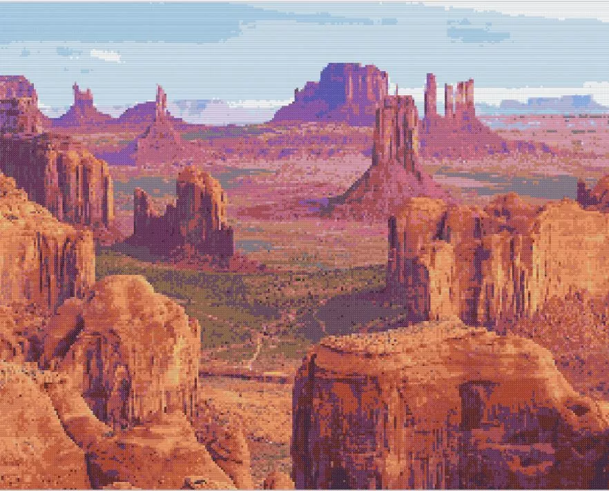 Monument Valley Diamond Painting Kit