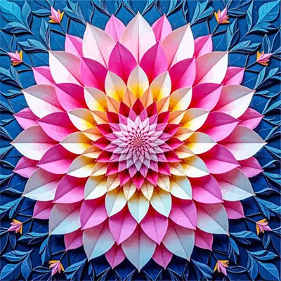 Diamond painting kit before starting