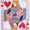 Pink poker diamond painting kit — stylish playing cards with vibrant pink details