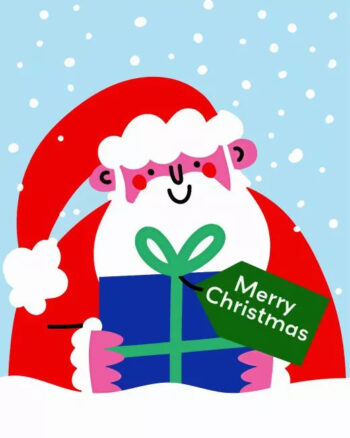 Santa Claus diamond painting kit — festive Christmas Santa artwork