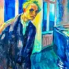 The Night Wanderer diamond painting kit — mysterious nighttime artwork with atmospheric details