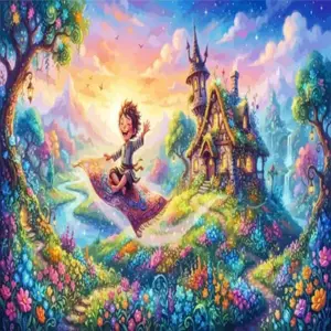 Flying Carpet Diamond Painting Kit