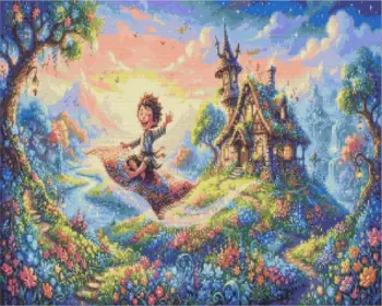 Flying Carpet Diamond Painting Kit