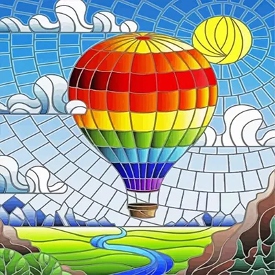 Diamond painting kit before starting