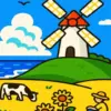Peaceful Farm Landscape Diamond Painting Kit