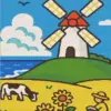 Peaceful Farm Landscape Diamond Painting Kit